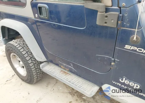 2003 Jeep Wrangler Sport from USA, damaged, VIN 1J4FA49S53P326630